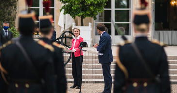 Déclaration conjointe du Président Emmanuel Macron et de la Présidente de la Commission européenne Ursula von der Leyen.