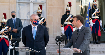 Déclaration conjointe du Président Emmanuel Macron et du Premier ministre du Commonwealth d’Australie Scott Morrison.