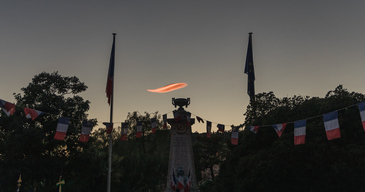 Cérémonie du 77ème anniversaire de la libération de la ville de Bormes-les-Mimosas.