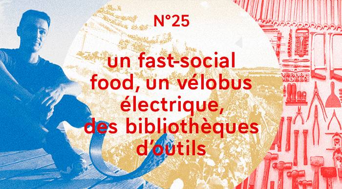 Un fast-social food, un vélobus électrique, des bibliothèques d'outils