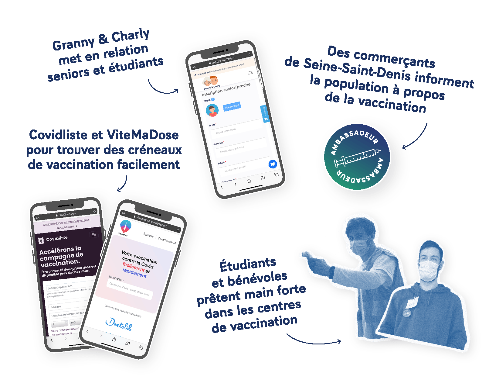 Focus : ils se retroussent les manches