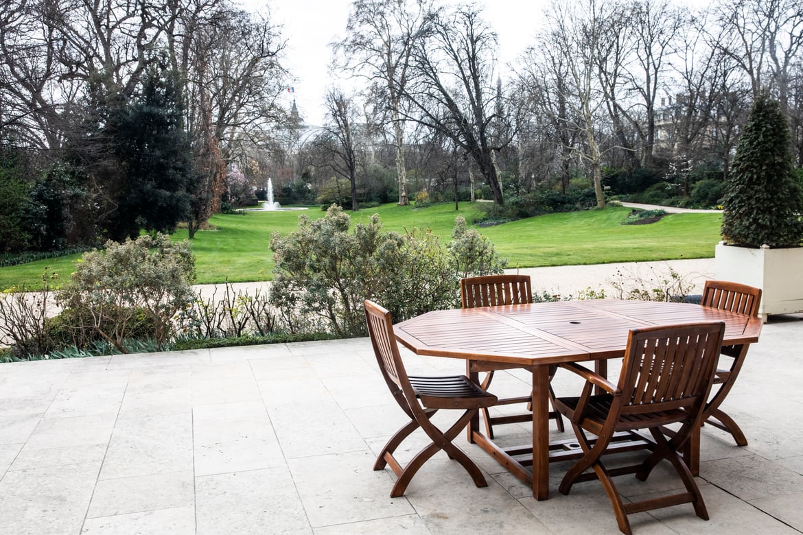 La Terrasse du palais de l'Elysée
