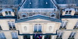 Vue des toits du palais de l'Elysée