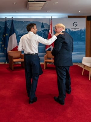 Entretien avec le Premier ministre du Royaume-Uni, M. Boris JOHNSON.