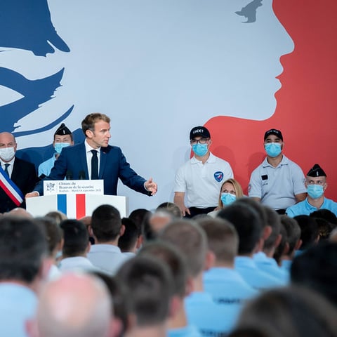 Clôture du Beauvau de la sécurité par le Président Emmanuel Macron.