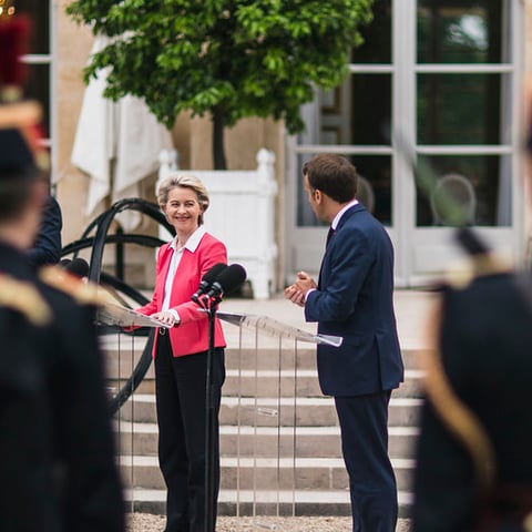 Déclaration conjointe du Président Emmanuel Macron et de la Présidente de la Commission européenne Ursula von der Leyen.
