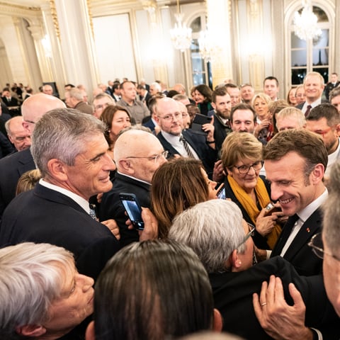 2022-11-23 (223903) Une journée avec Emmanuel Macron © SDLM