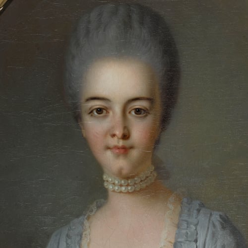 Portrait de Louise-Marie-Thérèse Bathilde d'Orléans, princesse de Condé, attribué à Charles Lepeintre