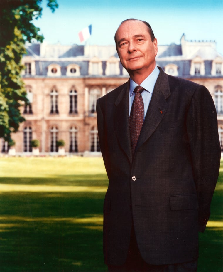 Official portrait: Jacques Chirac