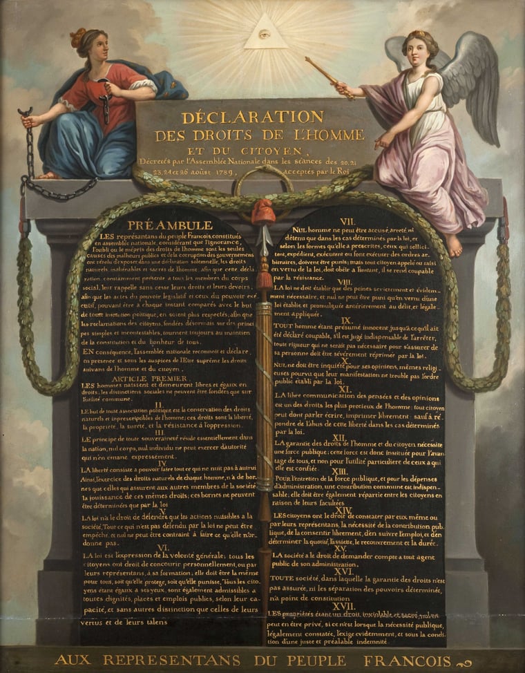 The Declaration of the Rights of Man and of the Citizen