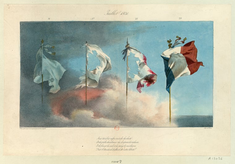 Le drapeau tricolore - Histoire analysée en images et œuvres d'art