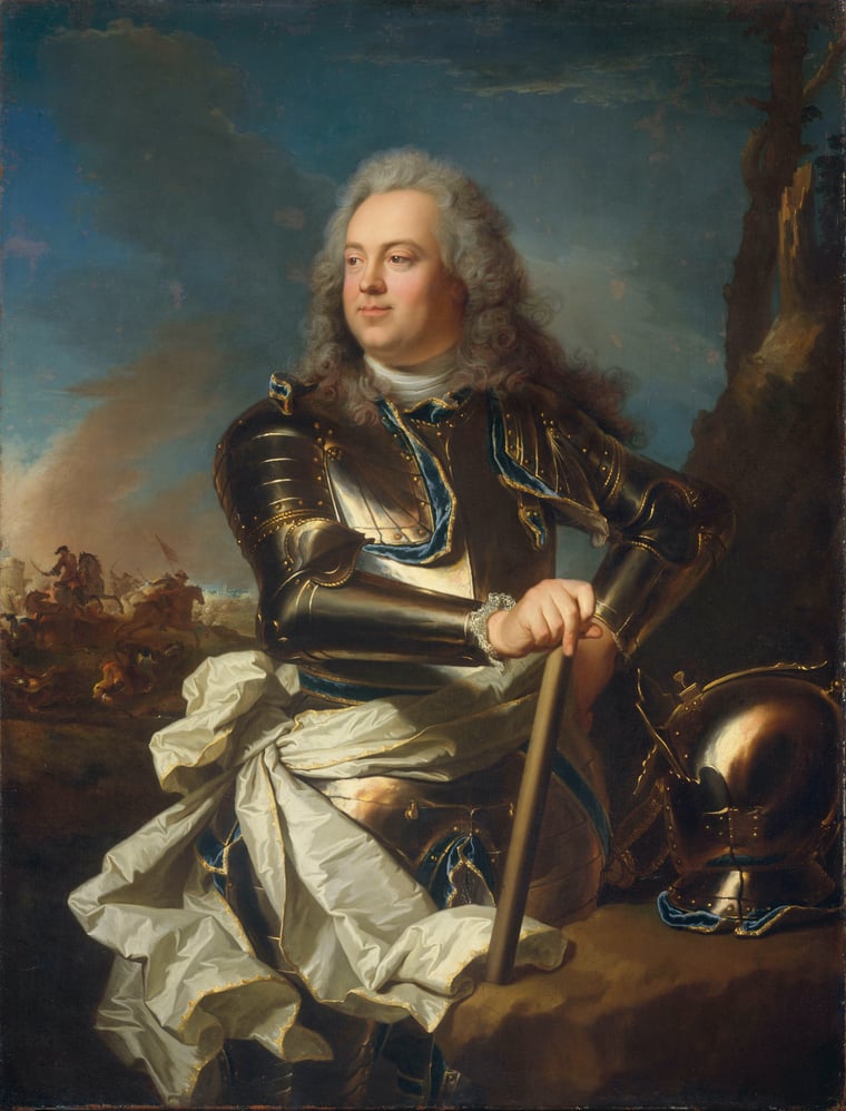 Portrait d'Henri-Louis de La Tour d’Auvergne, comte d’Evreux par Hyacinthe Rigaud