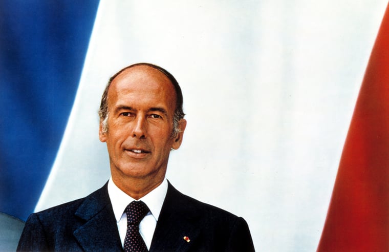 Portait officiel : Valéry Giscard d'Estaing